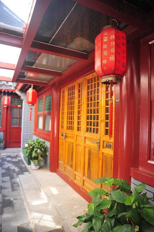 Happy Dragon Courtyard Hostel Beijing Exterior foto